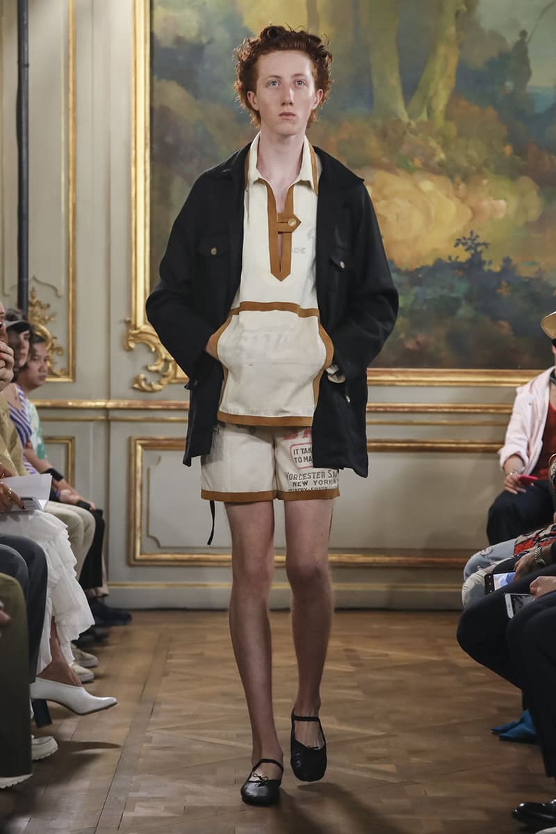 Bode Menswear Spring Summer 2020 SS20 Collection Lookbook Runway Paris Fashion Week Men's Emerging Fashion Brand Emily Bode New York Tailoring