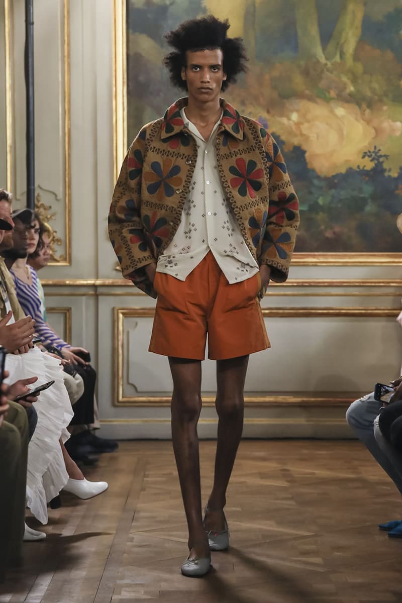 Bode Menswear Spring Summer 2020 SS20 Collection Lookbook Runway Paris Fashion Week Men's Emerging Fashion Brand Emily Bode New York Tailoring