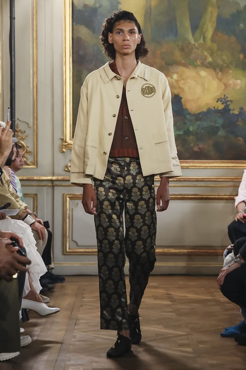 Bode Menswear Spring Summer 2020 SS20 Collection Lookbook Runway Paris Fashion Week Men's Emerging Fashion Brand Emily Bode New York Tailoring 