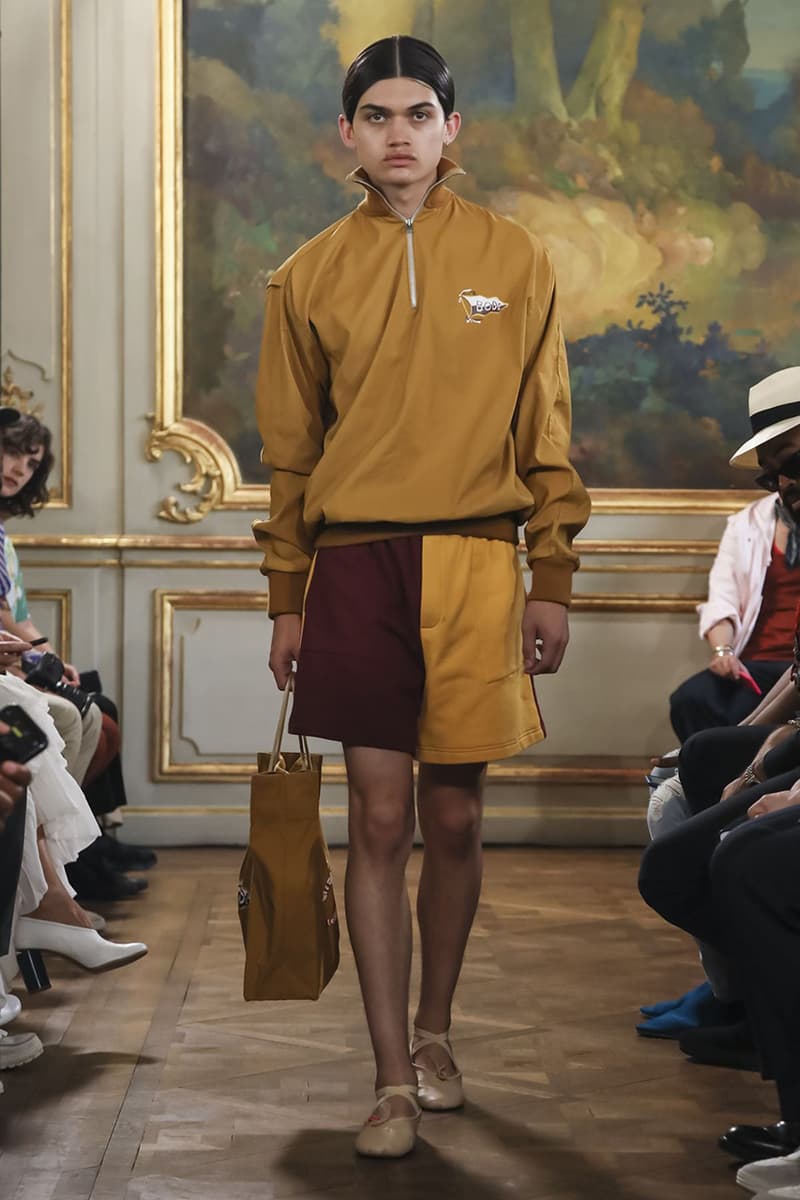 Bode Menswear Spring Summer 2020 SS20 Collection Lookbook Runway Paris Fashion Week Men's Emerging Fashion Brand Emily Bode New York Tailoring