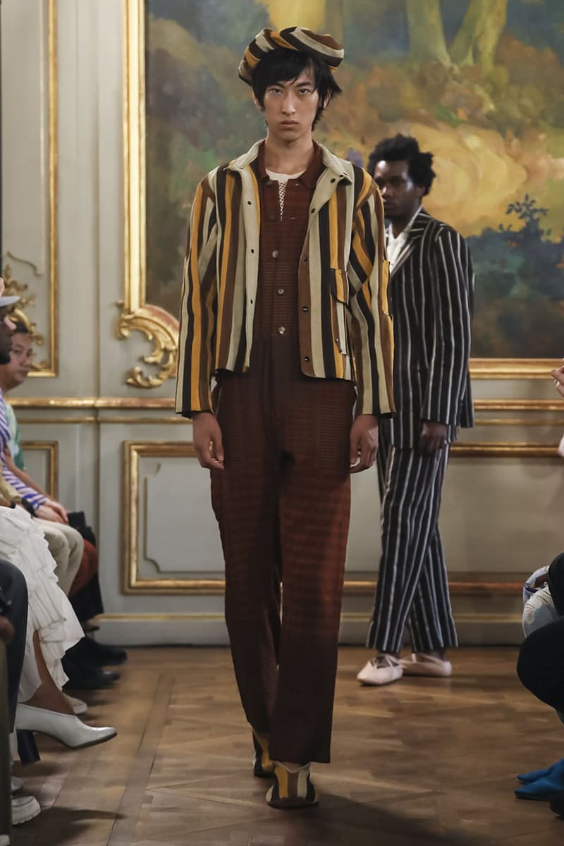 Bode Menswear Spring Summer 2020 SS20 Collection Lookbook Runway Paris Fashion Week Men's Emerging Fashion Brand Emily Bode New York Tailoring