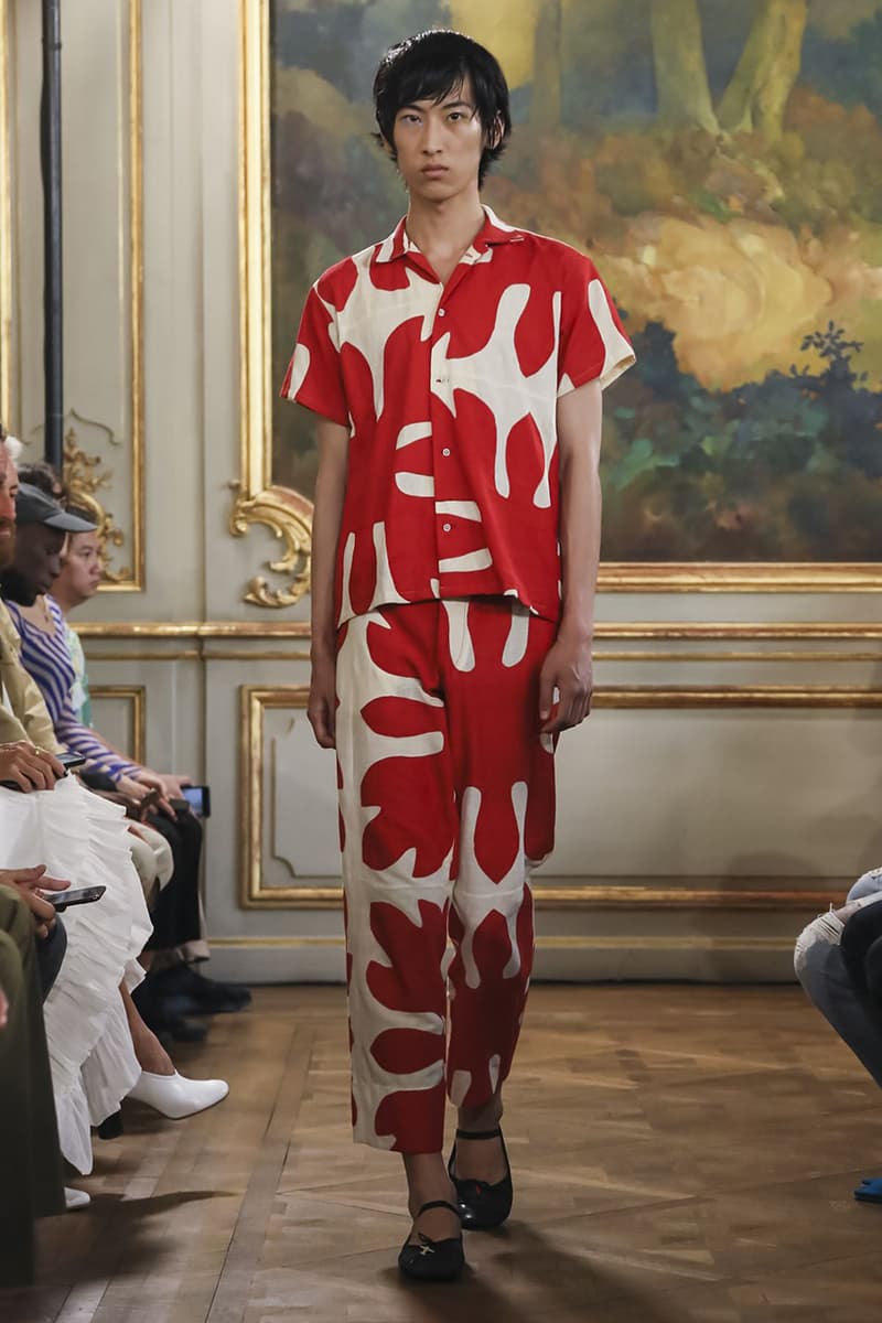 Bode Menswear Spring Summer 2020 SS20 Collection Lookbook Runway Paris Fashion Week Men's Emerging Fashion Brand Emily Bode New York Tailoring