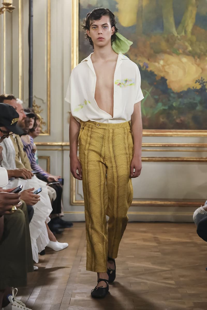 Bode Menswear Spring Summer 2020 SS20 Collection Lookbook Runway Paris Fashion Week Men's Emerging Fashion Brand Emily Bode New York Tailoring