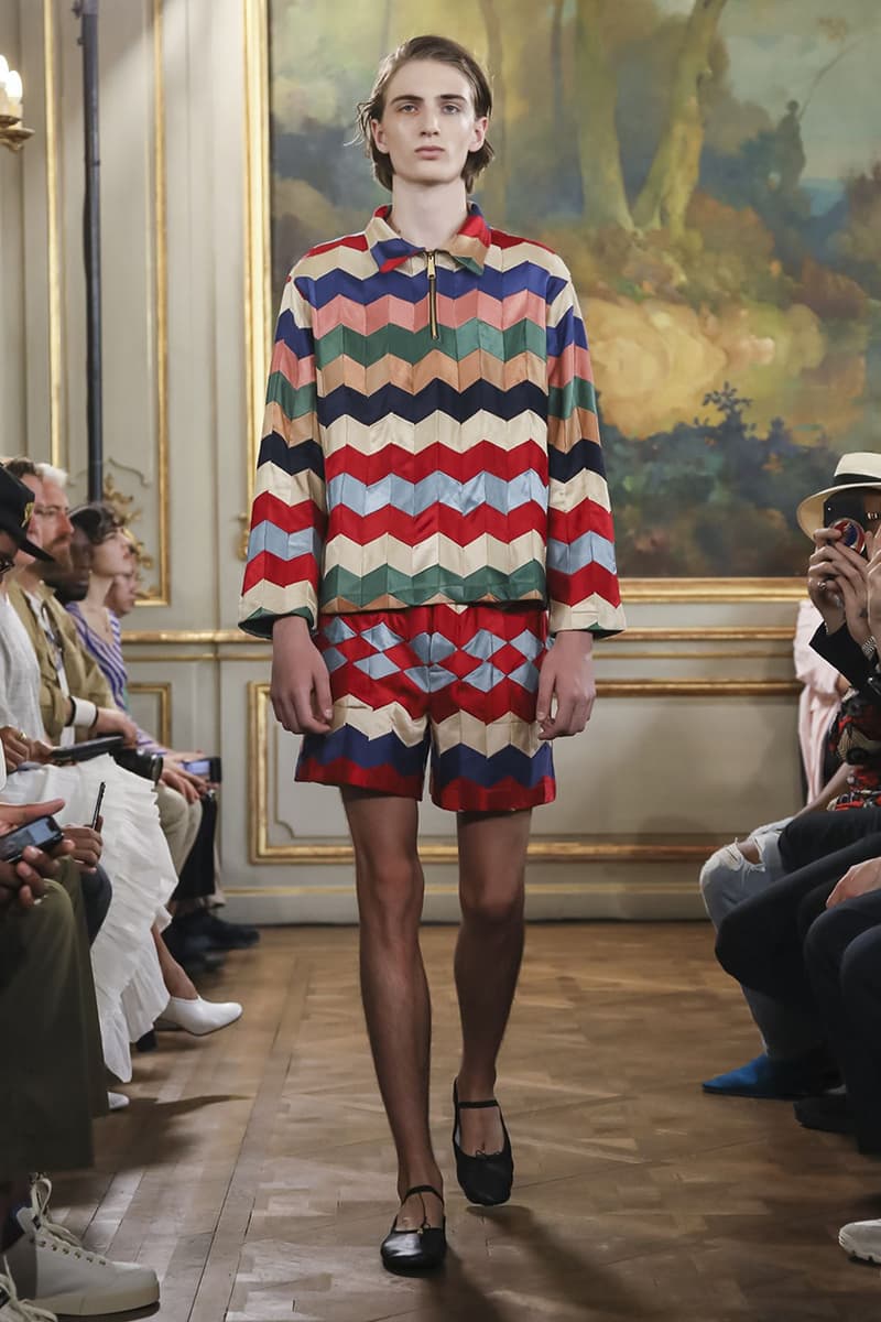 Bode Menswear Spring Summer 2020 SS20 Collection Lookbook Runway Paris Fashion Week Men's Emerging Fashion Brand Emily Bode New York Tailoring
