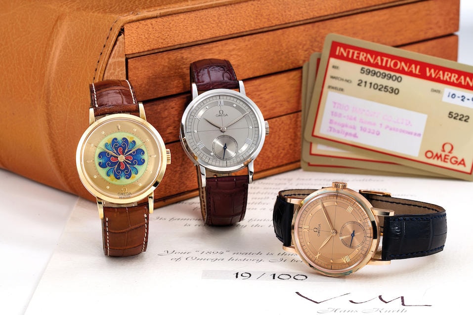 Bonhams Hong Kong Centennial Collection 100 Years of Timepieces Auction omega Patek philippe Heuer Omega Rolex Watches Auctions 