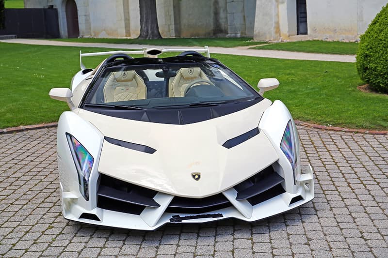 Bonhams Geneva Hypercar Supercar Auction Sale No Reserve Lamborghini Veneno McLaren P1 Bugatti Veyron 16.4 Ferrari LaFerrari Koenigsegg One:1 Aston Martin One-77 Bentley Maserati Maybach Mercedes Clubhouse Lake
