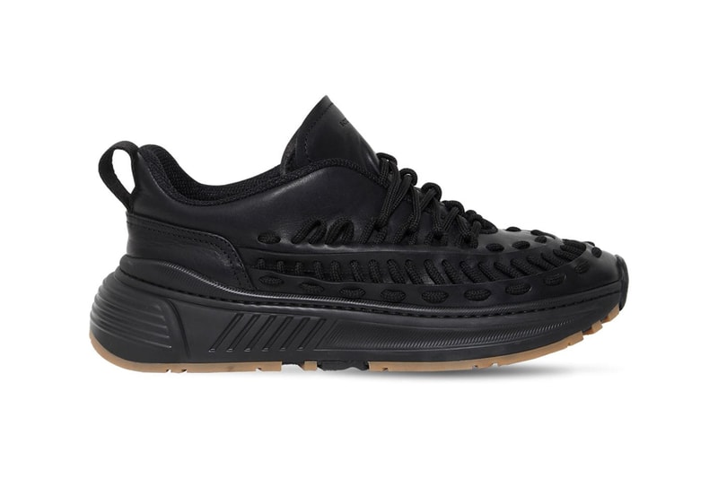 bottega veneta laces lowtop low top leather mocassin sneakers black colorway release 