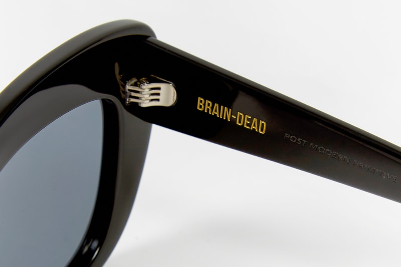Brain Dead SS19 Eyewear Collection accessories sunglasses primitive eye Chibi Elia Tani Electric Blue Tortoise Silver Flake drop date release info price Green Black Yellow Spring/Summer acetate frames 