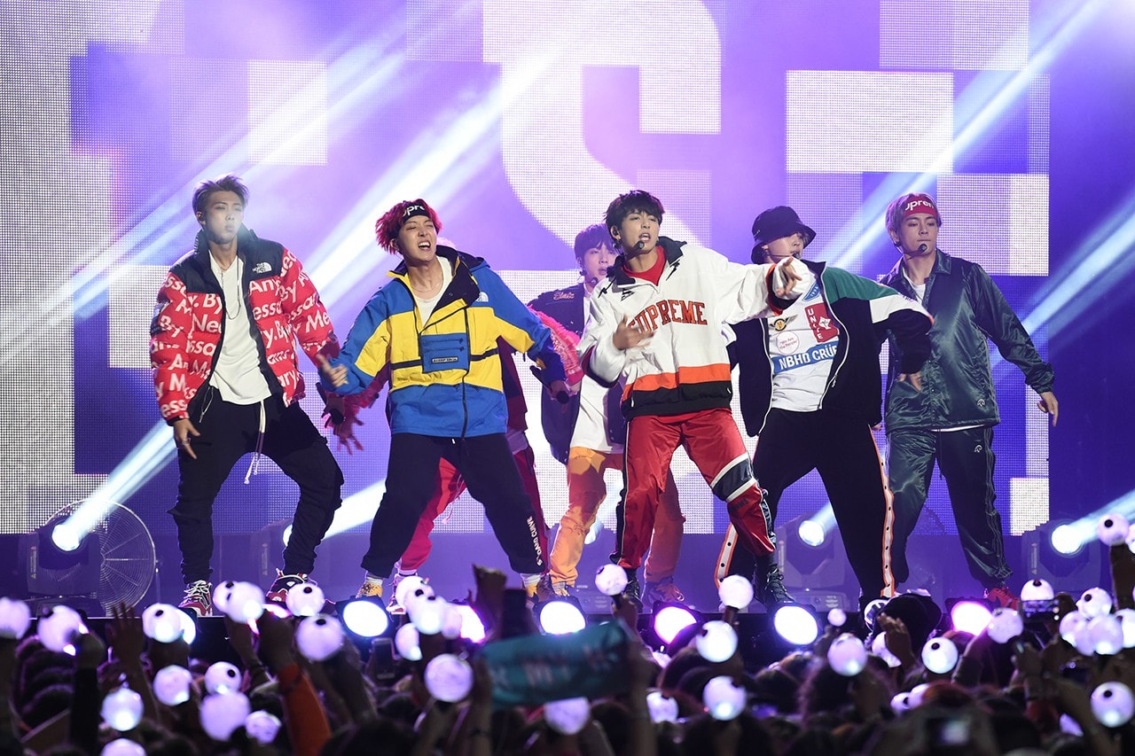BTS Bangtan Boys K-Pop UK Wembley Stadium South Korean Music Tour 24 Song Set Jungkook Suga J-Hope V Jin Jimin RM Boy Band History Making Performance