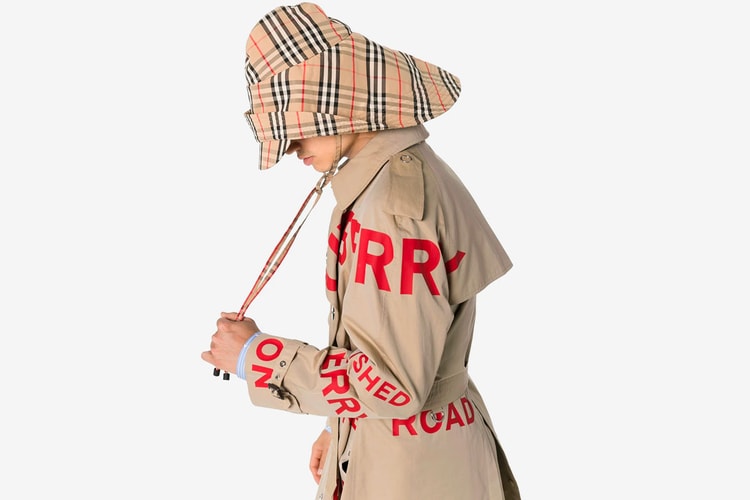 Conquer Rainy Days in Style With Burberry's Vintage Check Rain Hat
