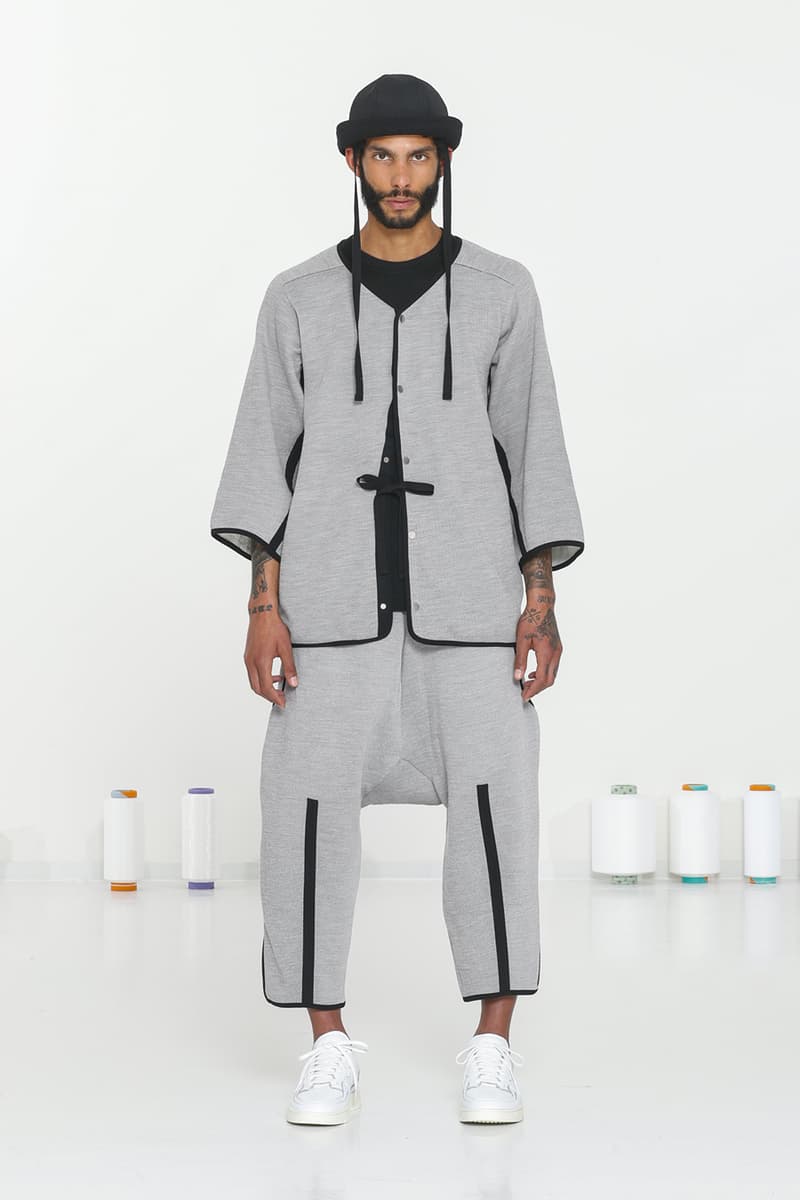 BYBORRE The TDK Edition™ SS20 Collection Spring/summer textile development knit pattern making fabric lookbook technical apparel techwear Woolmark Capsule AO2™ Paris Fashion Week PFW