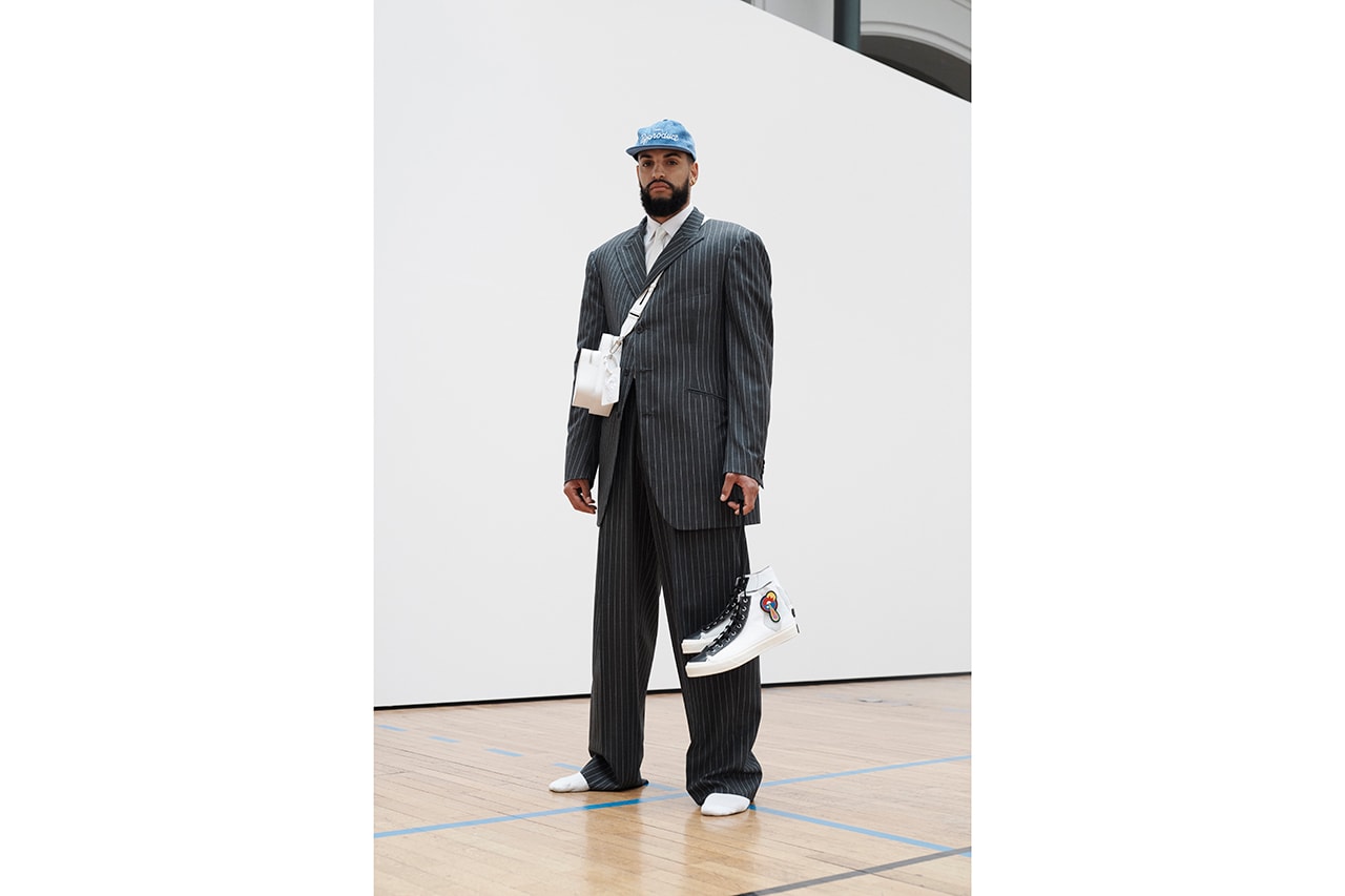 BYPRODUCT by Byredo Spring/Summer 2020 Paris Fashion Week Men's SS20 Collection Basketball Court Sneaker Launch Handbags NBA Influences Suits Clothing Apparel 