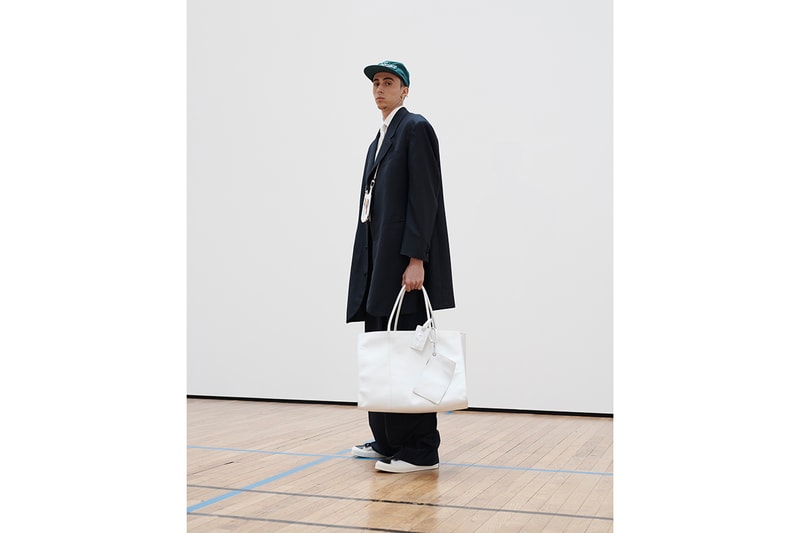BYPRODUCT by Byredo Spring/Summer 2020 Paris Fashion Week Men's SS20 Collection Basketball Court Sneaker Launch Handbags NBA Influences Suits Clothing Apparel 