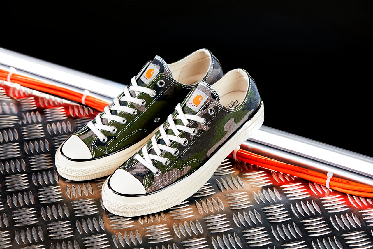Carhartt WIP x Converse Chuck '70 "Camo Olive" "Brown Duck" Canvas Sneaker Footwear Release Information Drop Date Collaboration Spring/Summer 2019 SS19 First Look