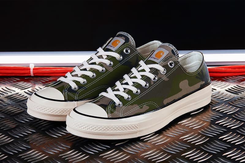 Carhartt WIP x Converse Chuck '70 "Camo Olive" "Brown Duck" Canvas Sneaker Footwear Release Information Drop Date Collaboration Spring/Summer 2019 SS19 First Look