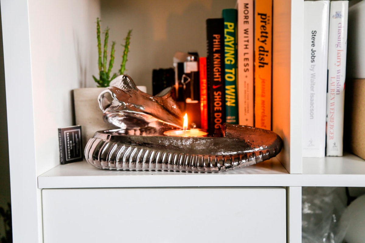Ceeze YEEZY BOOST 350 V2 Sculpture Release candle holder home decor house interior design