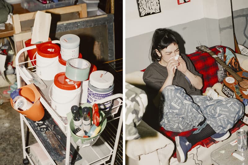 Chaos Fishing Club x Radiall Capsule Japanese Tokyo Skatewear Skate Summer 2019 Collection shirt button up sacoche bag bucket hat CFC