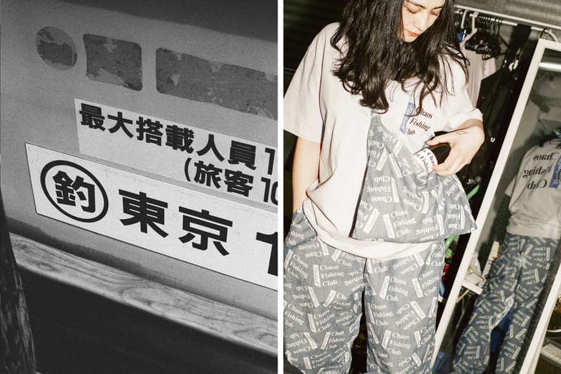Chaos Fishing Club x Radiall Capsule Japanese Tokyo Skatewear Skate Summer 2019 Collection shirt button up sacoche bag bucket hat CFC