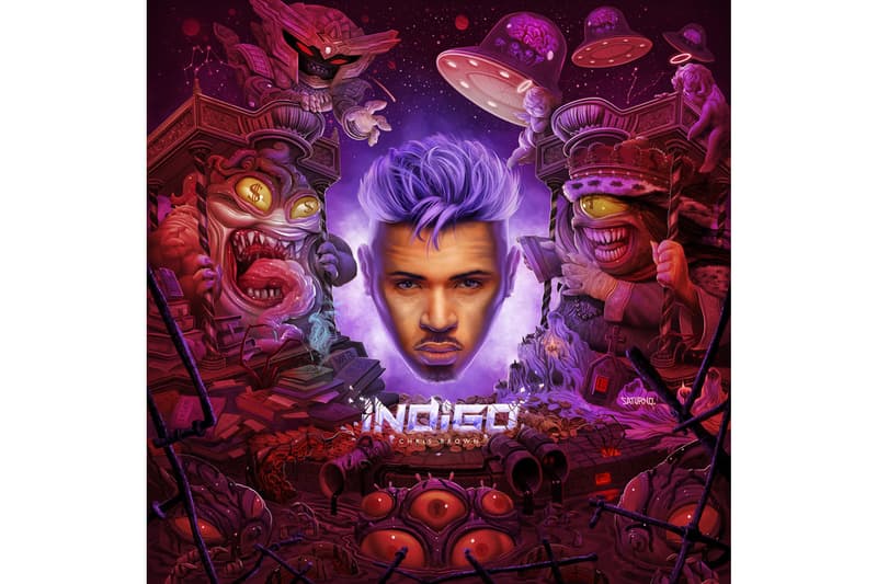 Chris Brown Indigo Album Stream Drake no guidance wobble up Nicki Minaj Juicy J Gunna Lil Wayne Tory Lanez Tyga Joyner Lucas 2 hours 3 minutes 2 disc feature R&B 32 tracks Chris Brown Entertainment LLC breezy