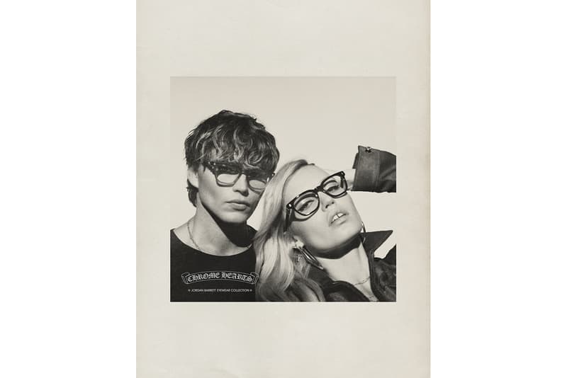 Chrome Hearts Jordan Barrett Eyewear Capsule collection lookbook glasses sun Laurie Lynn Stark Georgia May Jagger paris campaign richard stark paris