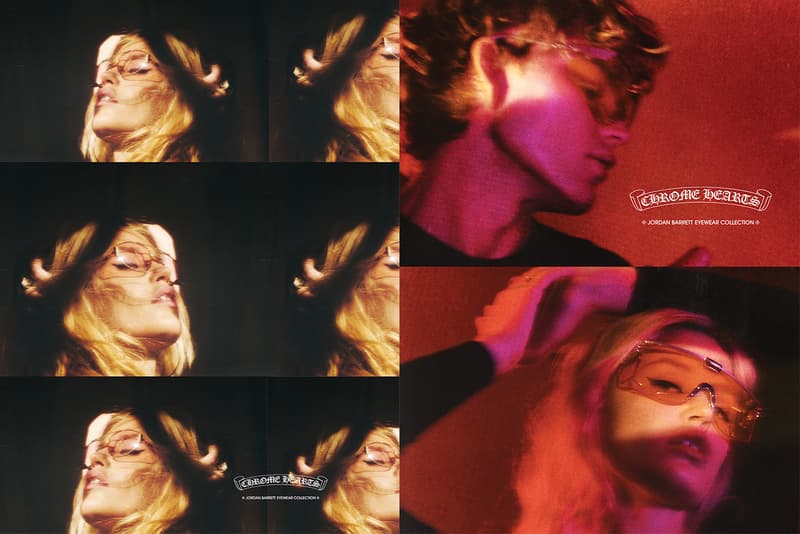 Chrome Hearts Jordan Barrett Eyewear Capsule collection lookbook glasses sun Laurie Lynn Stark Georgia May Jagger paris campaign richard stark paris