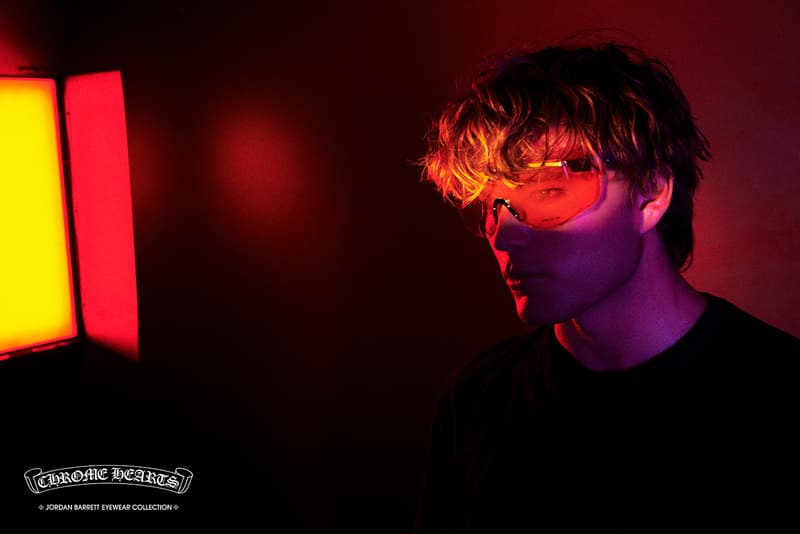 Chrome Hearts Jordan Barrett Eyewear Capsule collection lookbook glasses sun Laurie Lynn Stark Georgia May Jagger paris campaign richard stark paris
