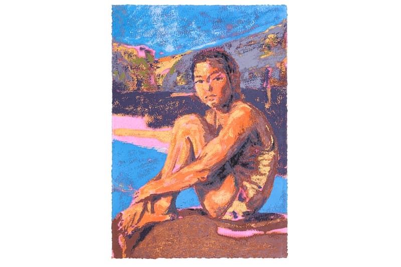 claire tabouret avant arte the swimmer print edition collaboration