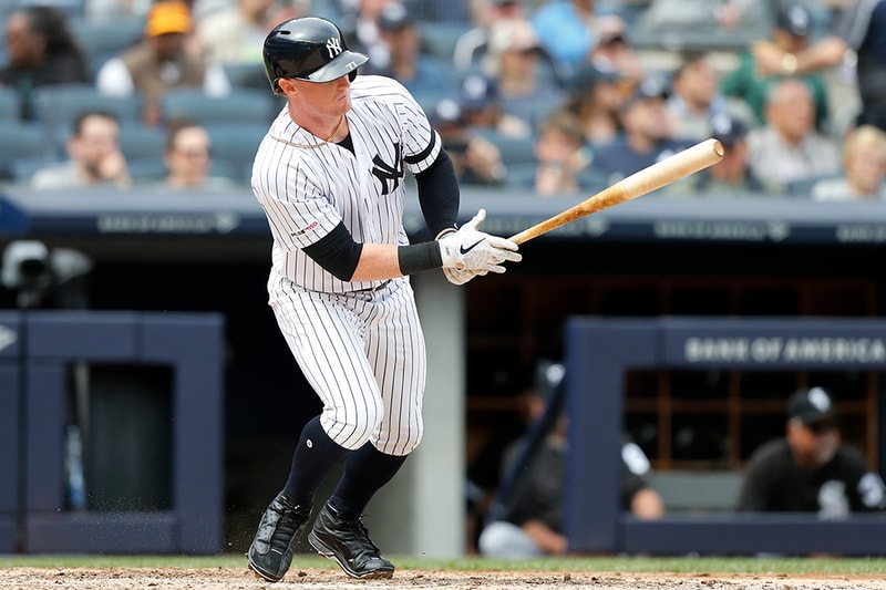 Clint Frazier Custom KAWS x Air Jordan 4 Cleats MLB New York Yankees baseball KAWS air jordan 1 Air Jordan 4 
