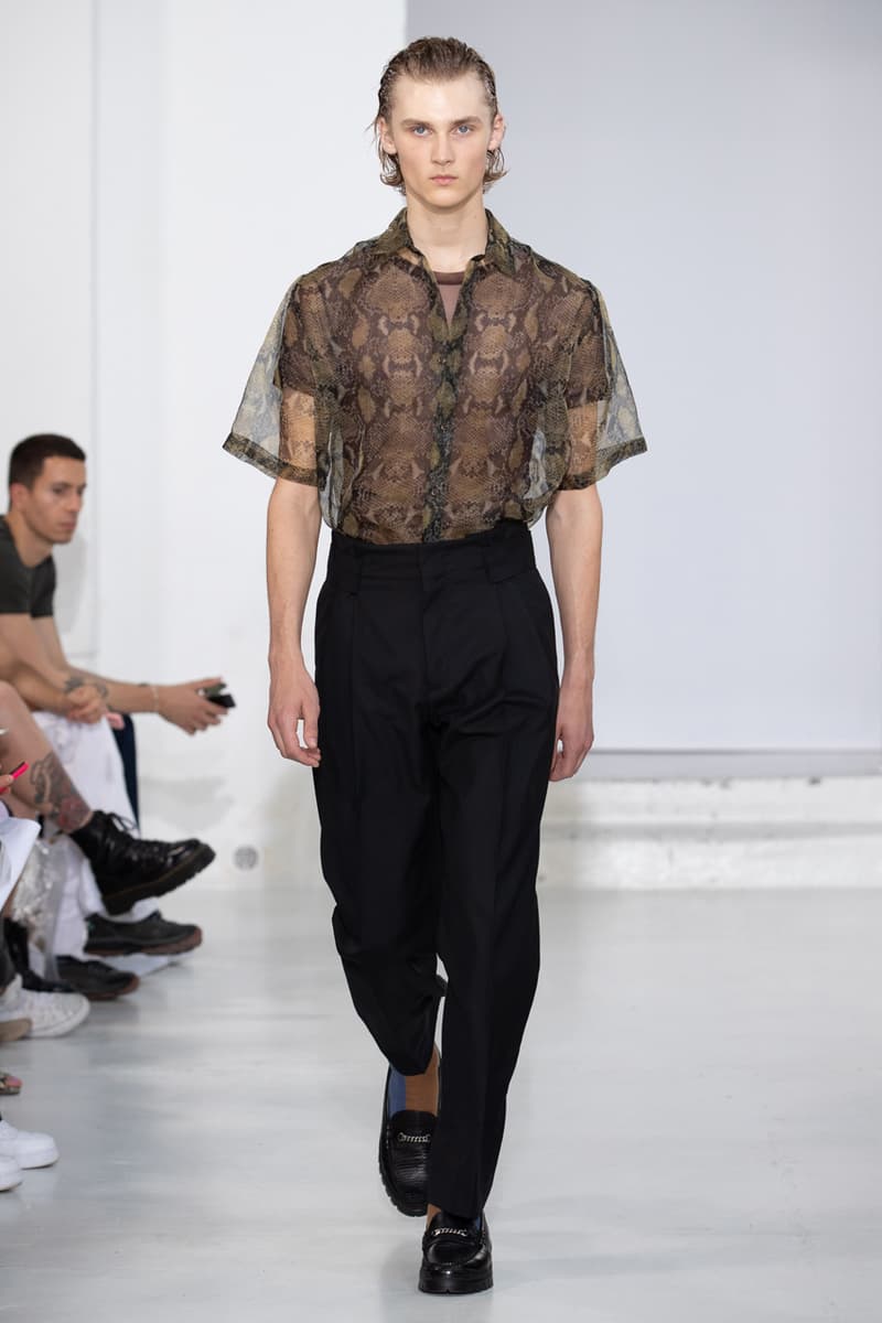 CMMN SWDN Spring/Summer 2020 Runway Collection presentation menswear paris fashion week pfw ss20 gh bass collaboration shoe loafer vibram ummah