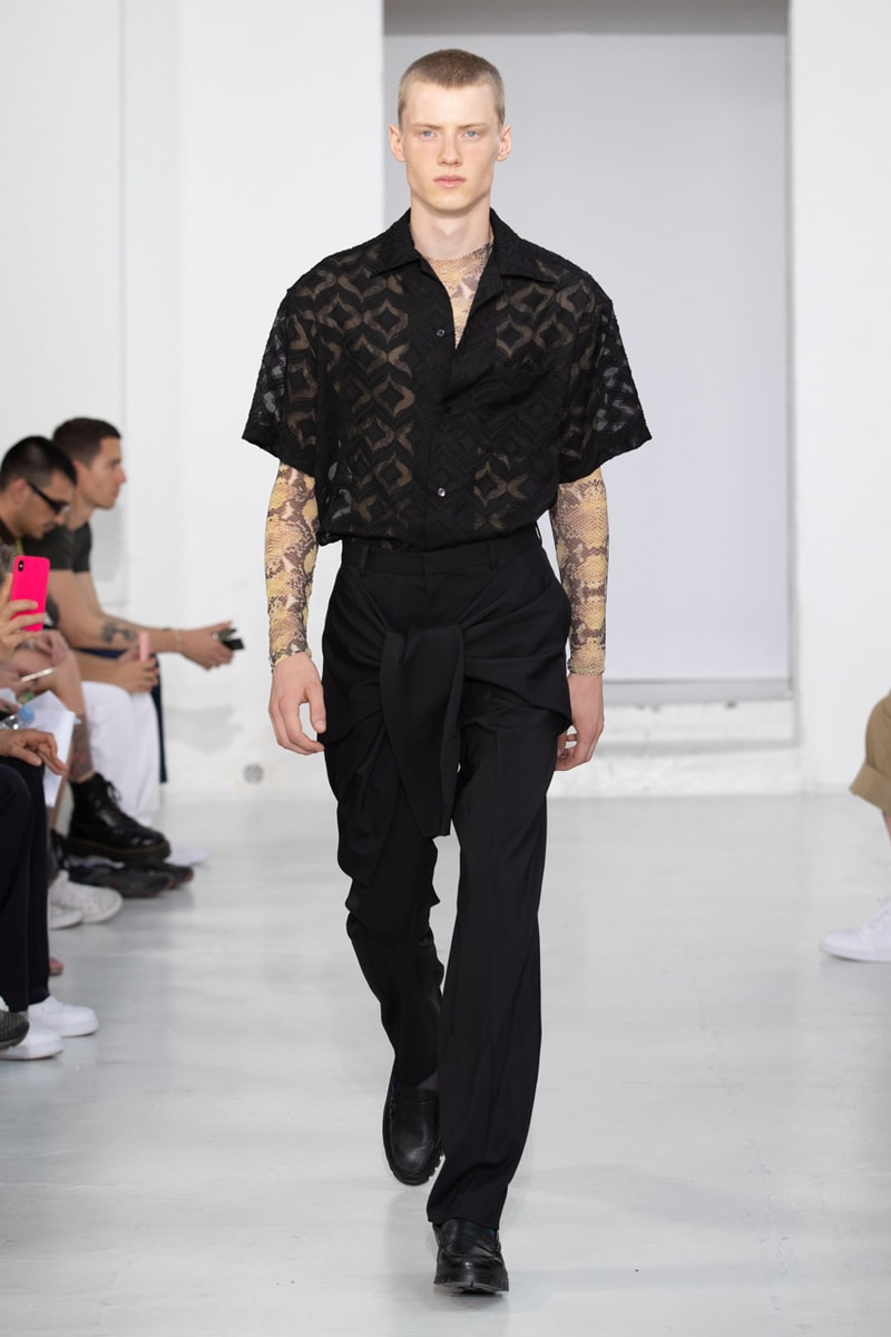 CMMN SWDN Spring/Summer 2020 Runway Collection presentation menswear paris fashion week pfw ss20 gh bass collaboration shoe loafer vibram ummah