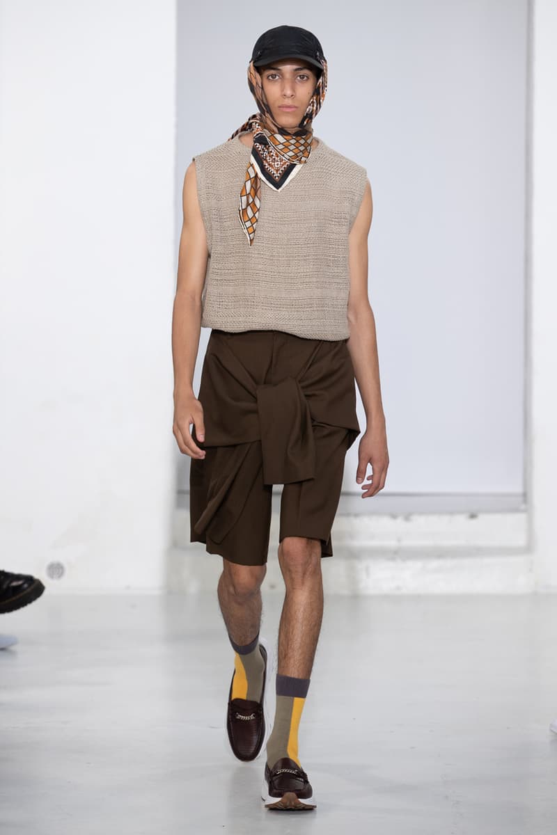 CMMN SWDN Spring/Summer 2020 Runway Collection presentation menswear paris fashion week pfw ss20 gh bass collaboration shoe loafer vibram ummah