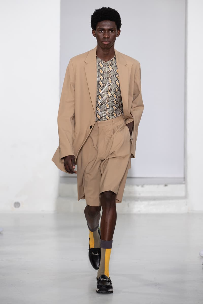 CMMN SWDN Spring/Summer 2020 Runway Collection presentation menswear paris fashion week pfw ss20 gh bass collaboration shoe loafer vibram ummah