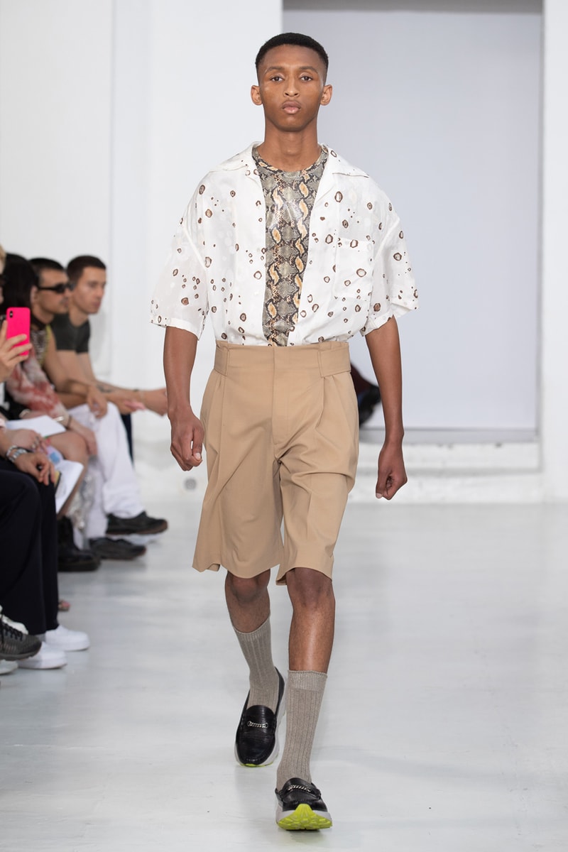 CMMN SWDN Spring/Summer 2020 Runway Collection presentation menswear paris fashion week pfw ss20 gh bass collaboration shoe loafer vibram ummah