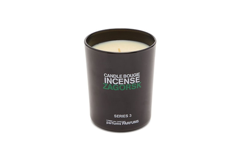 Comme Des Garcons CD Series 3 Zagorsk Candle Release CDG home scents fragrances 