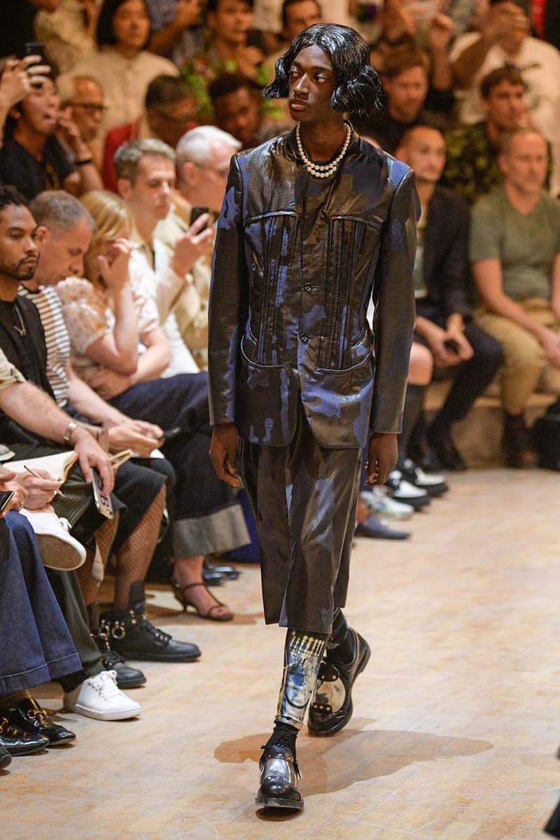 COMME des GARÇONS HOMME PLUS SS20 Runway Show collection spring summer 2020 paris fashion week pfw look air max 95 nike collaboration menswear