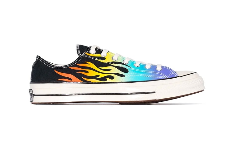 The Converse Chuck 70 Arrives In a Multicolored Flaming Archive Print