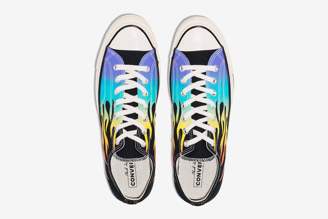 converse archive print flame