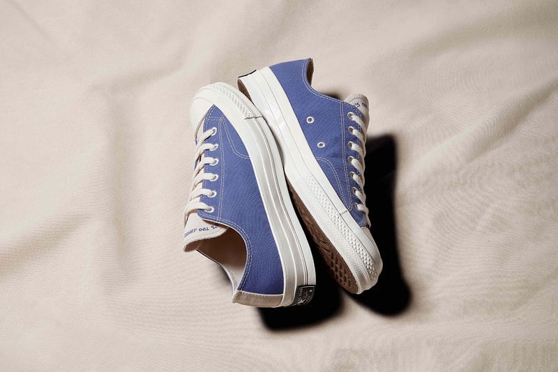Converse Renew Initiative Sustainability Program Chuck Taylor All Star Recycled Materials Revived Waste Renewable Upcycled Textiles Fabrics Canvas Sneaker Release Information Cop denim jeans