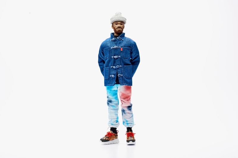 Coolrain Lee Creates Salehe Bembury Figure Versace Chain Reaction Seoul Artist Designer Figurine leopard print beanie supreme nike frank t-shirt bootleg 