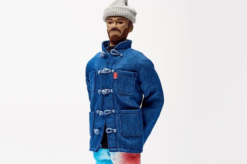 Coolrain Lee Creates Salehe Bembury Figure Versace Chain Reaction Seoul Artist Designer Figurine leopard print beanie supreme nike frank t-shirt bootleg
