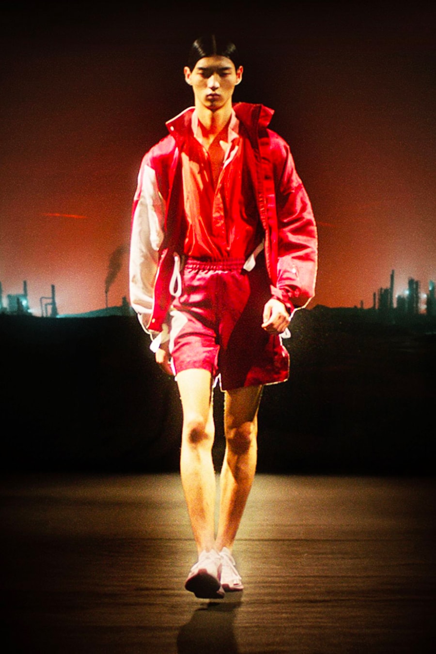 COTTWEILER Spring Summer 2020 Collection Paris Fashion Week Saville Row Tailoring Technical Futuristic Egypt Research Athletic Track pants shirt shoes Backpack projection digital