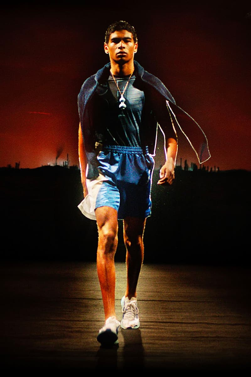 COTTWEILER Spring Summer 2020 Collection Paris Fashion Week Saville Row Tailoring Technical Futuristic Egypt Research Athletic Track pants shirt shoes Backpack projection digital