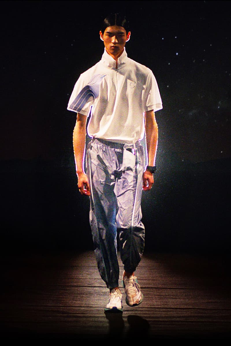 COTTWEILER Spring Summer 2020 Collection Paris Fashion Week Saville Row Tailoring Technical Futuristic Egypt Research Athletic Track pants shirt shoes Backpack projection digital