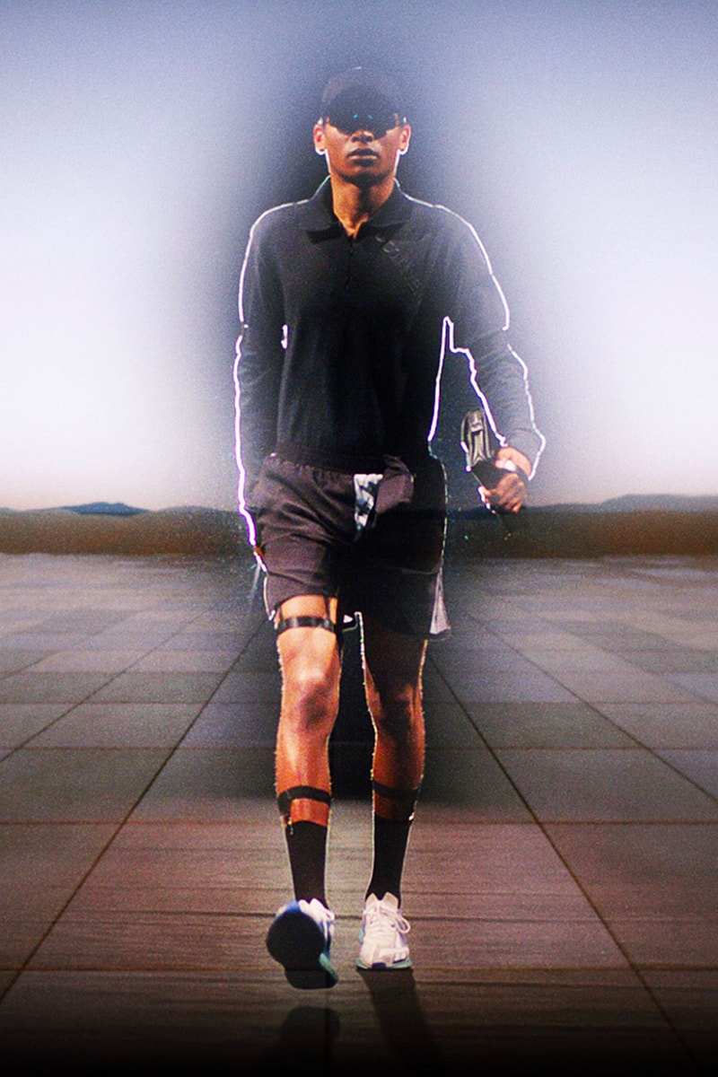 COTTWEILER Spring Summer 2020 Collection Paris Fashion Week Saville Row Tailoring Technical Futuristic Egypt Research Athletic Track pants shirt shoes Backpack projection digital