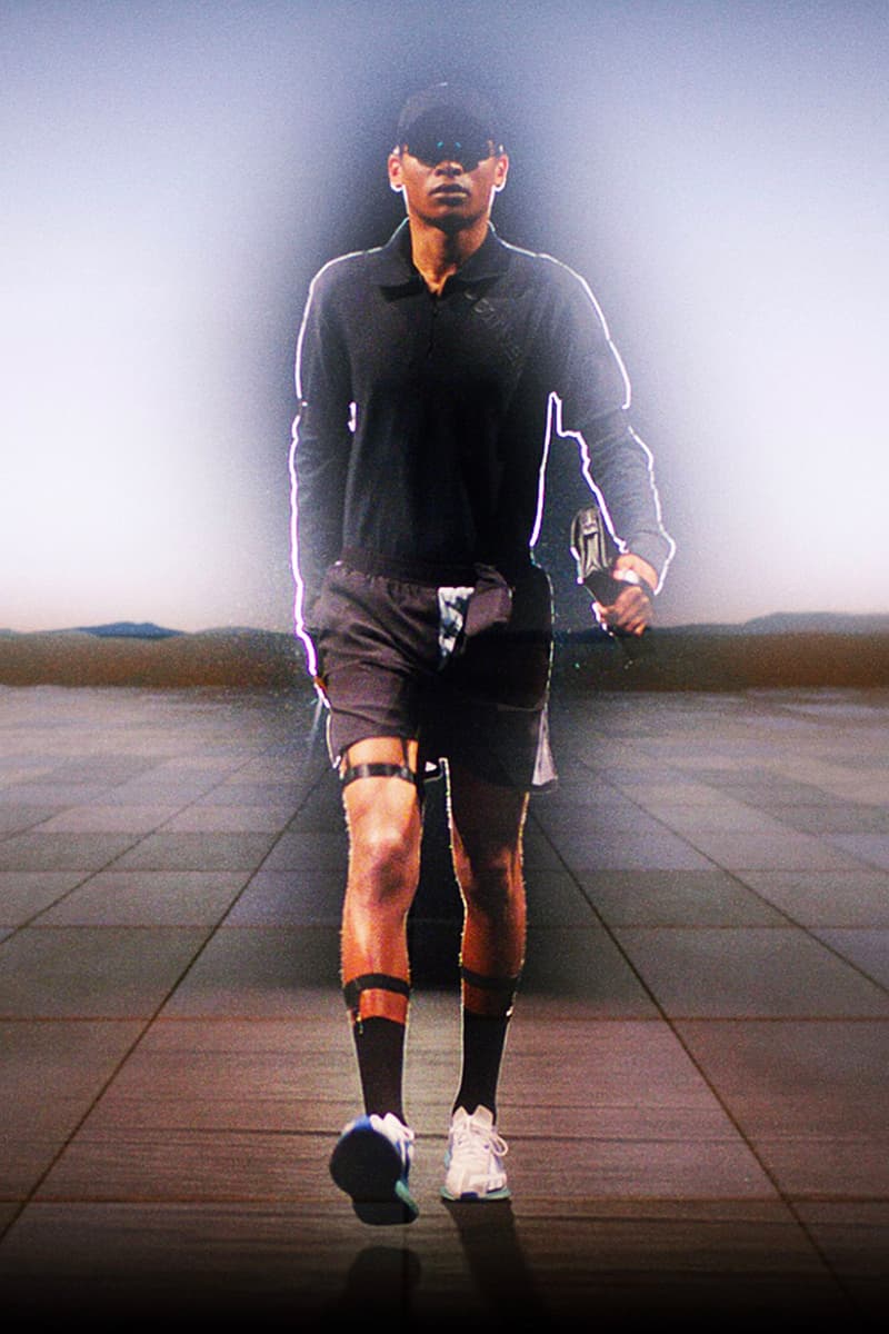 COTTWEILER Spring Summer 2020 Collection Paris Fashion Week Saville Row Tailoring Technical Futuristic Egypt Research Athletic Track pants shirt shoes Backpack projection digital