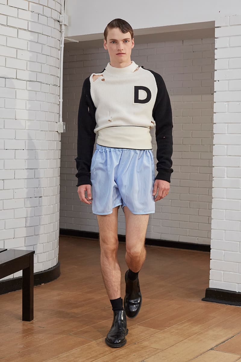 Daniel W. Fletcher Paris Fashion Week Men's SS20 Spring/Summer 2020 Collection Runway Looks "HOPELESSLY DEVOTED" Central Saint Martins Graduate