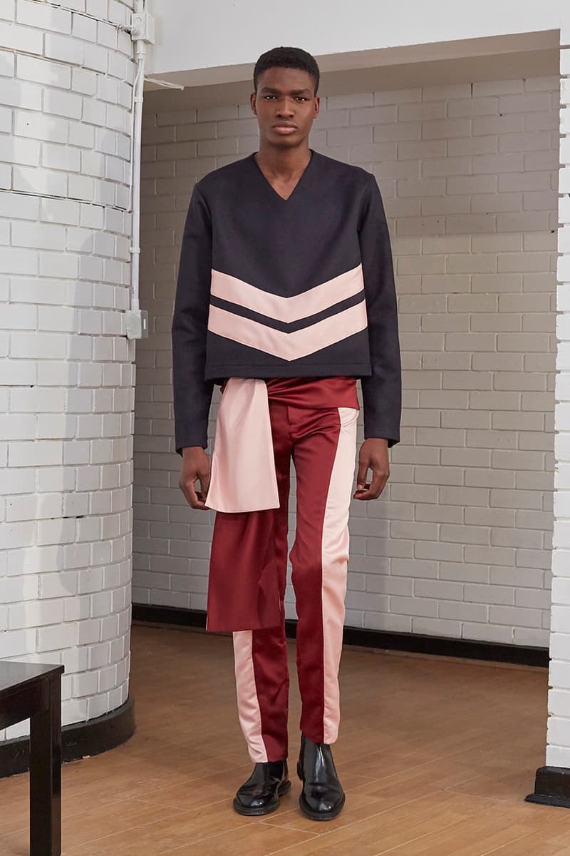 Daniel W. Fletcher Paris Fashion Week Men's SS20 Spring/Summer 2020 Collection Runway Looks "HOPELESSLY DEVOTED" Central Saint Martins Graduate