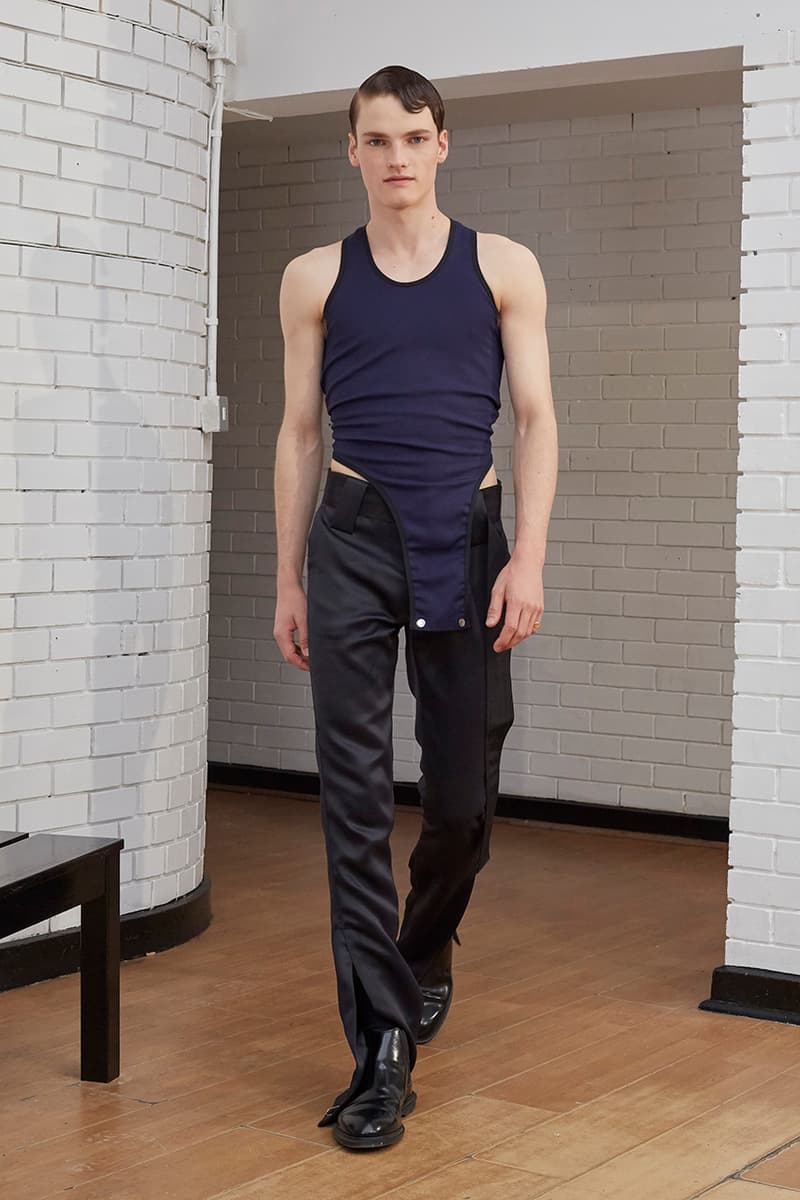 Daniel W. Fletcher Paris Fashion Week Men's SS20 Spring/Summer 2020 Collection Runway Looks "HOPELESSLY DEVOTED" Central Saint Martins Graduate