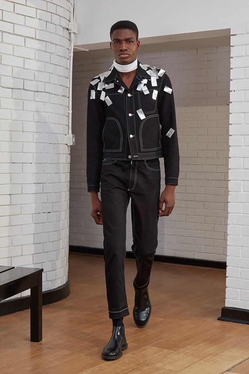 Daniel W. Fletcher Paris Fashion Week Men's SS20 Spring/Summer 2020 Collection Runway Looks "HOPELESSLY DEVOTED" Central Saint Martins Graduate