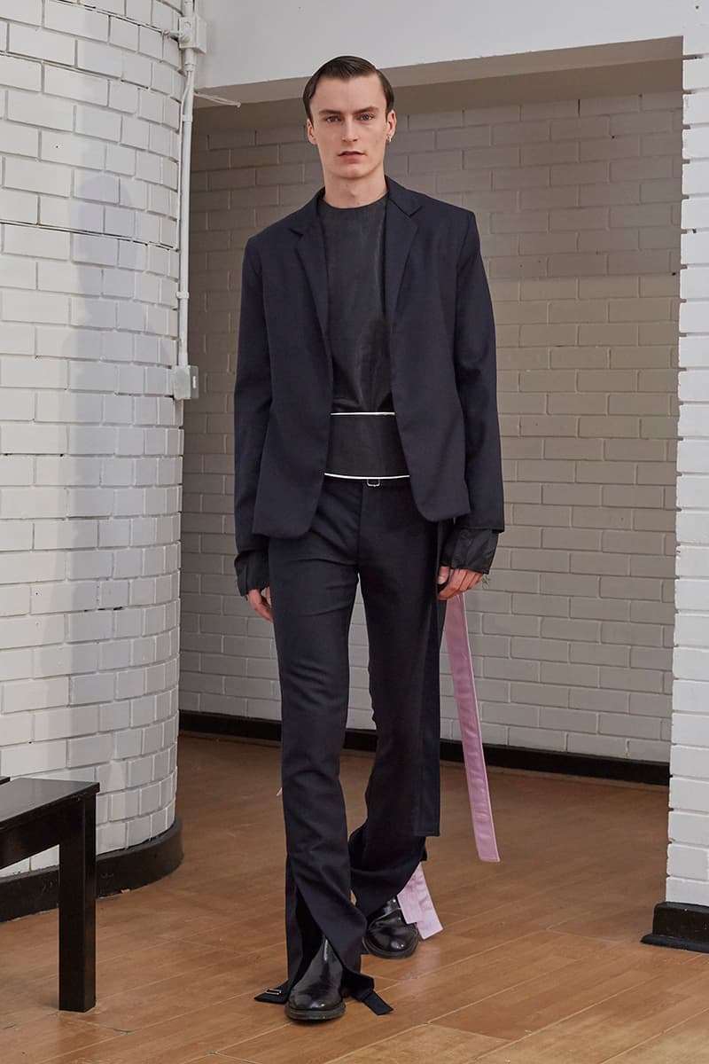 Daniel W. Fletcher Paris Fashion Week Men's SS20 Spring/Summer 2020 Collection Runway Looks "HOPELESSLY DEVOTED" Central Saint Martins Graduate